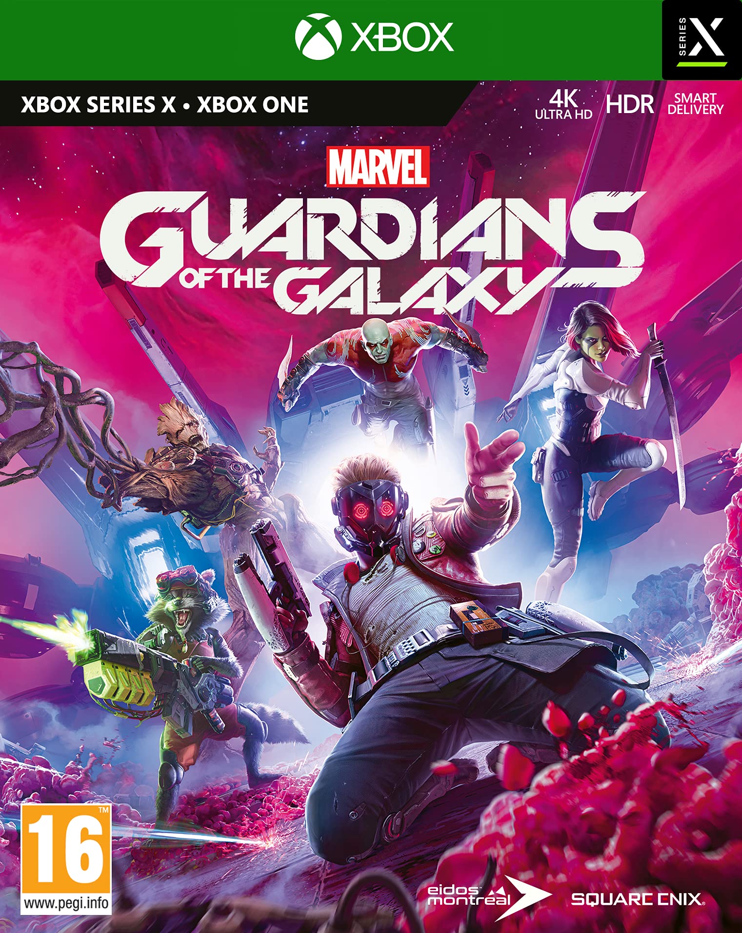 Marvel's Guardians Of The Galaxy with Digital Comic (Exclusive to Amazon.co.UK) (Xbox Series X) 北米版 Xbox Series X エックスボックス 海外版ソフト｜Basqueバスク