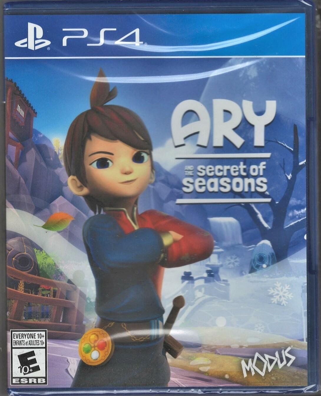 Ary and the Secret of Seasons PS4 (Brand New Factory Sealed US Version) PlayStat 北米版 PS4 プレイステーション4 海外版ソフト｜Basqueバスク
