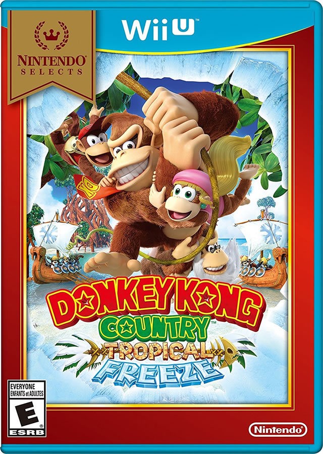 Donkey Kong Country: Tropical Freeze (Nintendo Selects) Wii-U (Brand New Factory 北米版 Wii Wii 海外版ソフト｜Basqueバスク