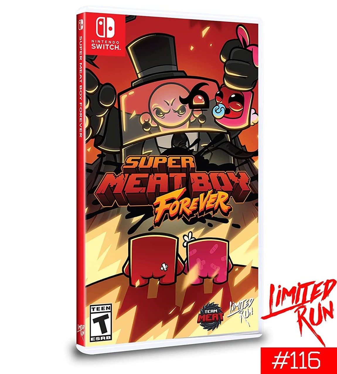 Super Meat Boy Forever - Nintendo Switch 北米版 Switch ニンテンドースイッチ 海外版ソフト｜Basqueバスク