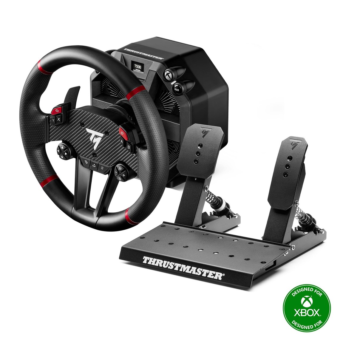 スラストマスター T598 ハンドルコントローラー ステアリングホイール ペダルセット ダイレクトドライブ Xbox Series X|S PC対応｜Basqueバスク