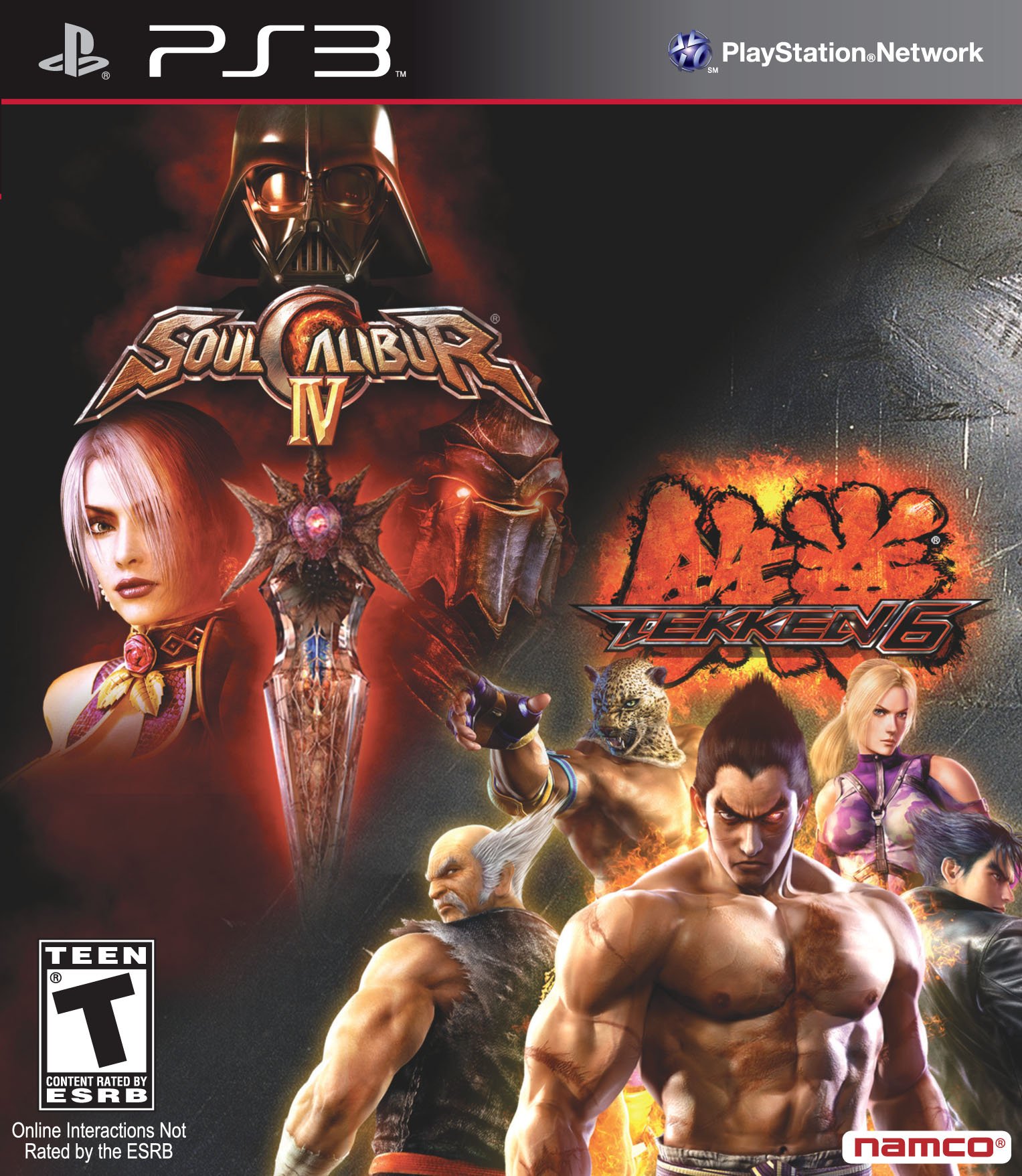 Tekken 6/Soul Calibur 4 Bundle - Playstation 3 (Renewed) 北米版 PS3 プレイステーション3 海外版ソフト|Basqueバスク