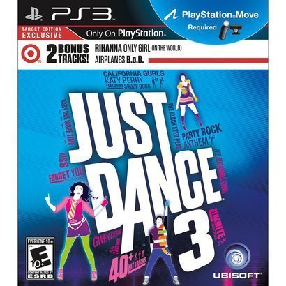 Just Dance 3 with EXCLUSIVE BONUS TRACKS by Rihanna and B.o.B (PlayStation Move Required) 北米版 PS3 プレイステーション3 海外版ソフト|Basqueバスク