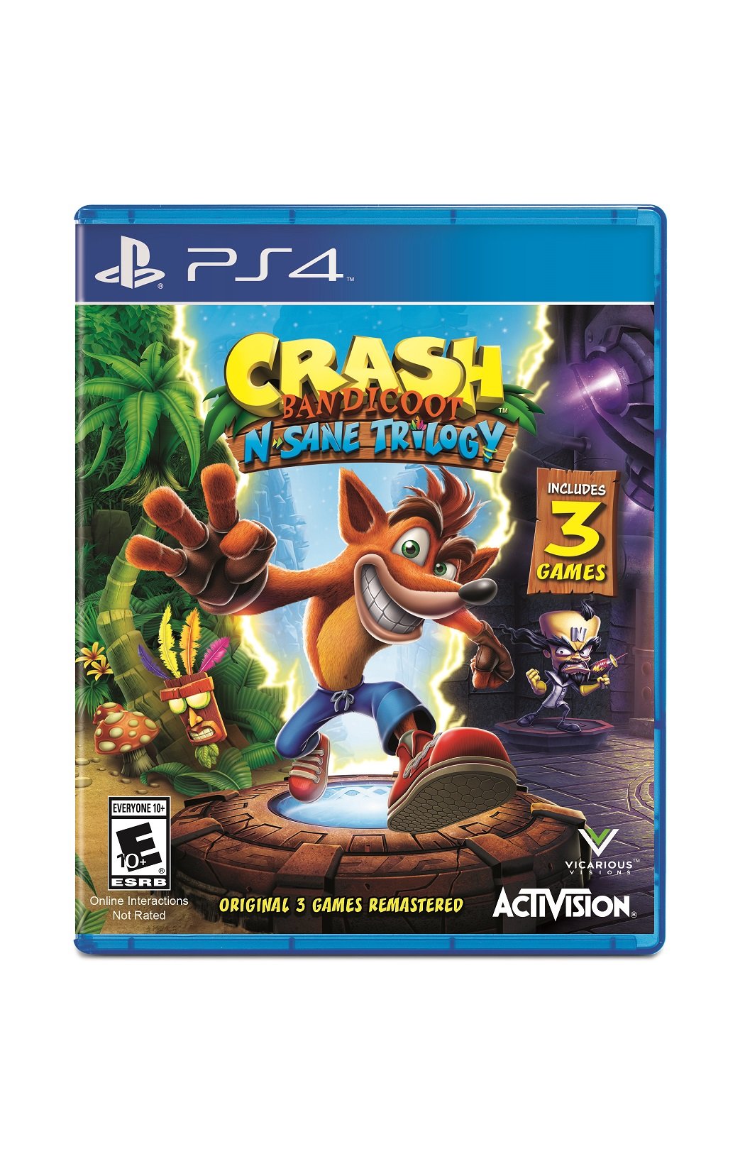 Crash Bandicoot N. Sane Trilogy - PlayStation 4 Standard Edition 北米版 PS4 プレイステーション4 海外版ソフト｜Basqueバスク