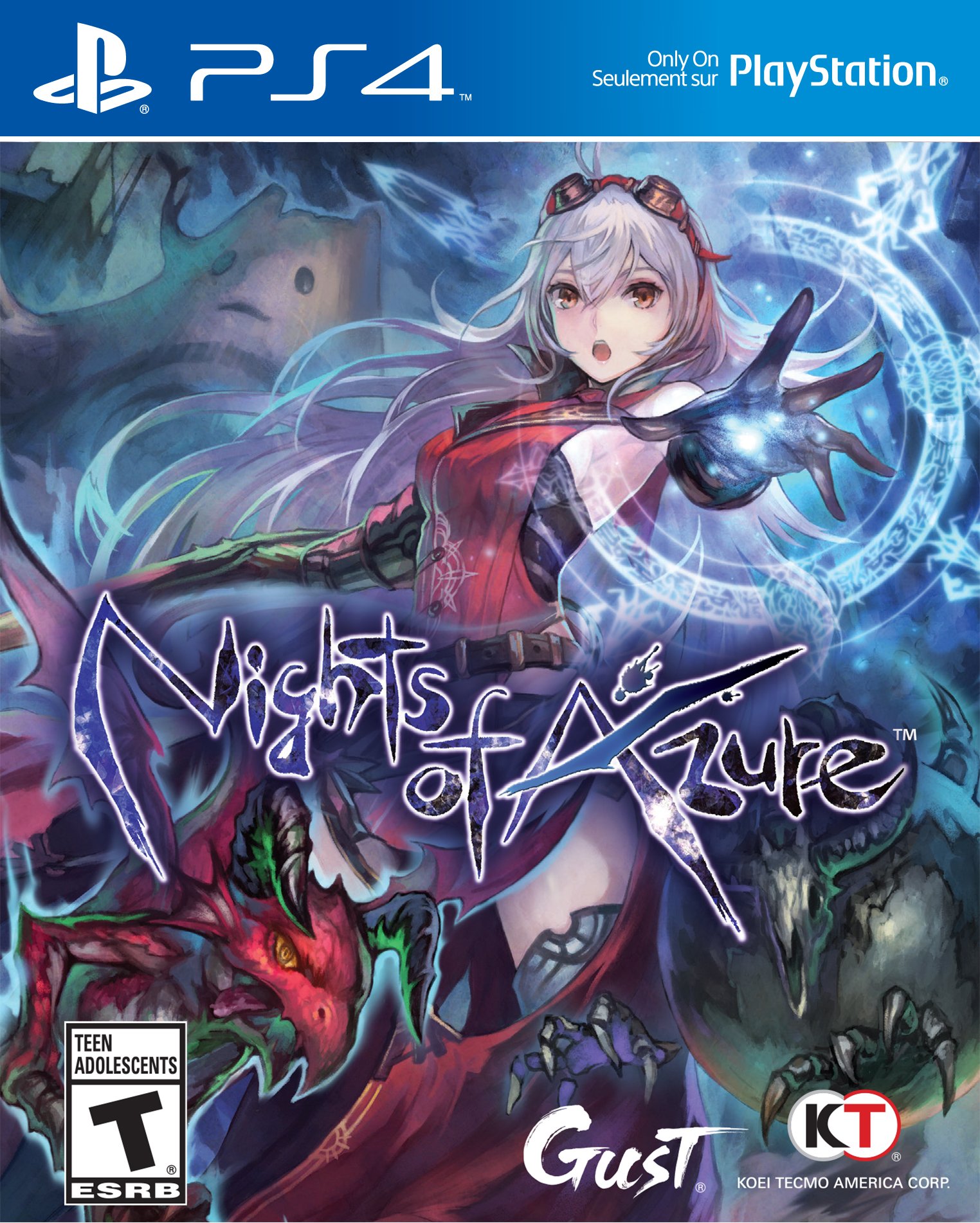 Nights of Azure - PlayStation 4 北米版 PS4 プレイステーション4 海外版ソフト｜Basqueバスク