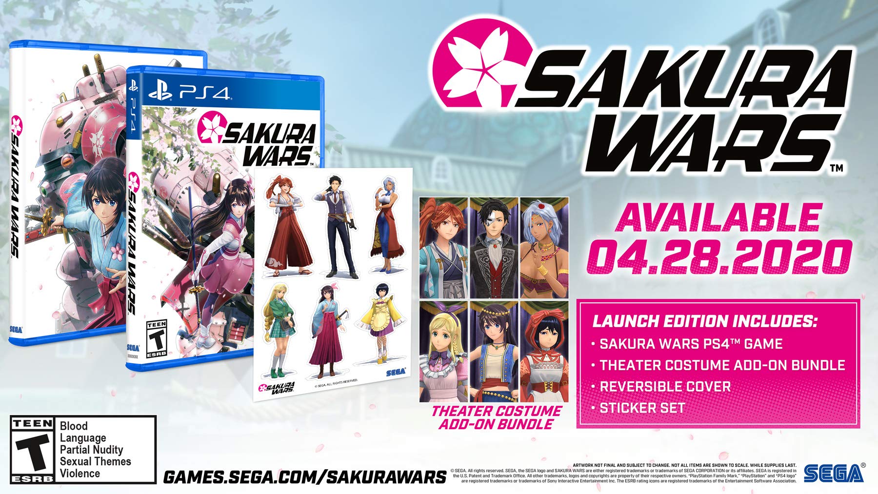 Sakura Wars - PlayStation 4 北米版 PS4 プレイステーション4 海外版ソフト|Basqueバスク