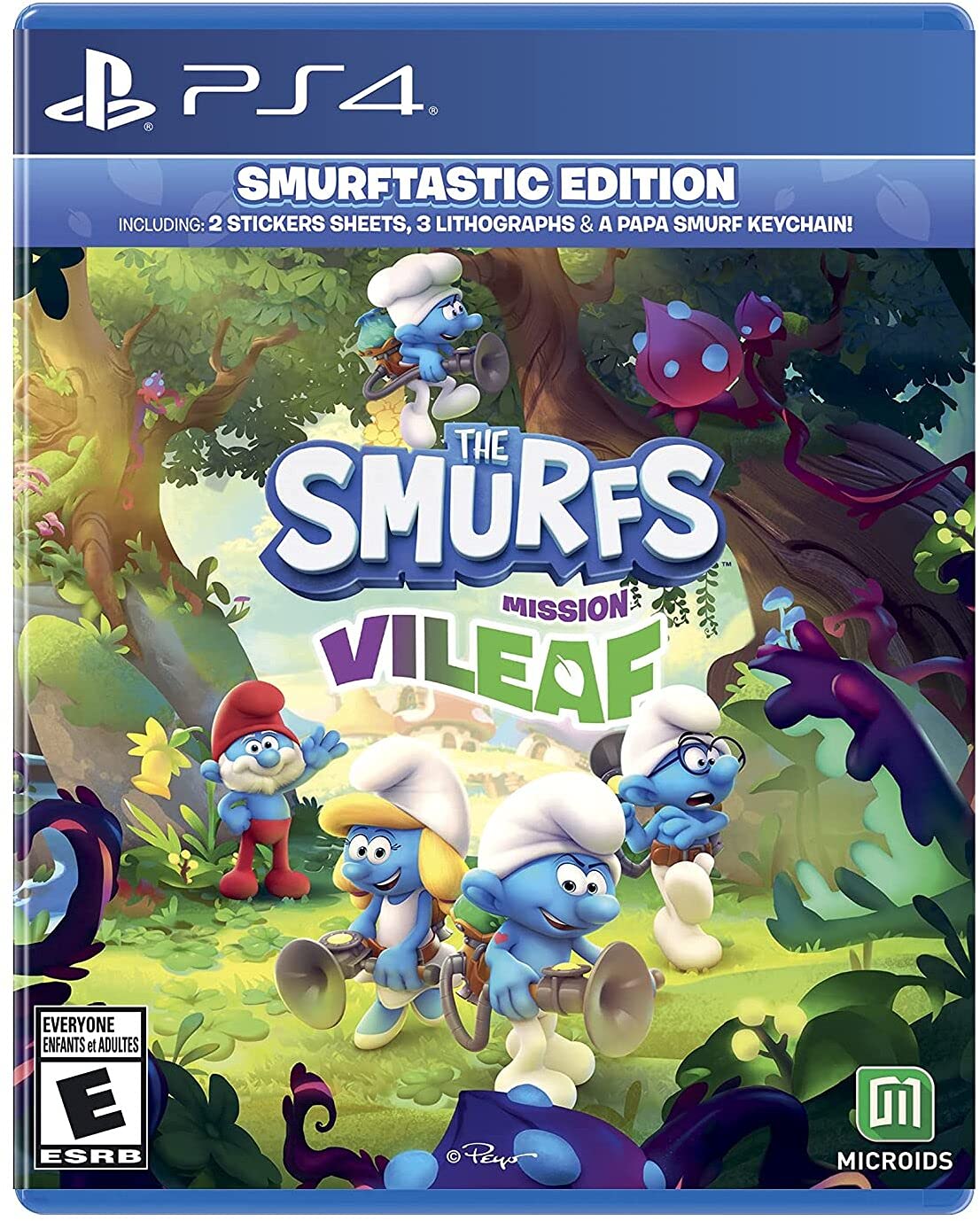 The Smurfs: Mission Vileaf - Smurftastic Edition (PS4) - PlayStation 4 北米版 PS4 プレイステーション4 海外版ソフト｜Basqueバスク