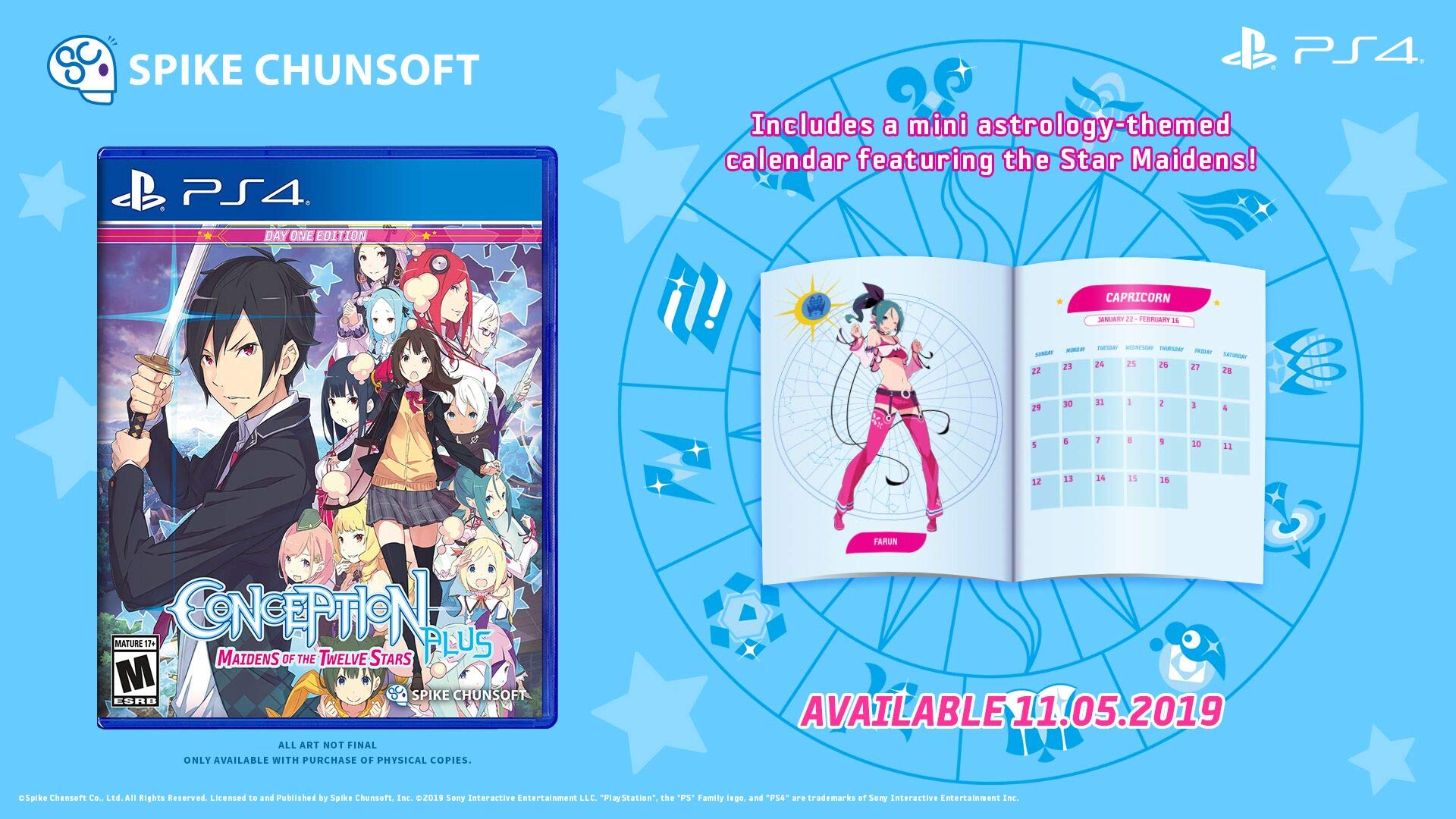 Conception PLUS: Maidens of the Twelve Stars - PlayStation 4 北米版 PS4 プレイステーション4 海外版ソフト｜Basqueバスク