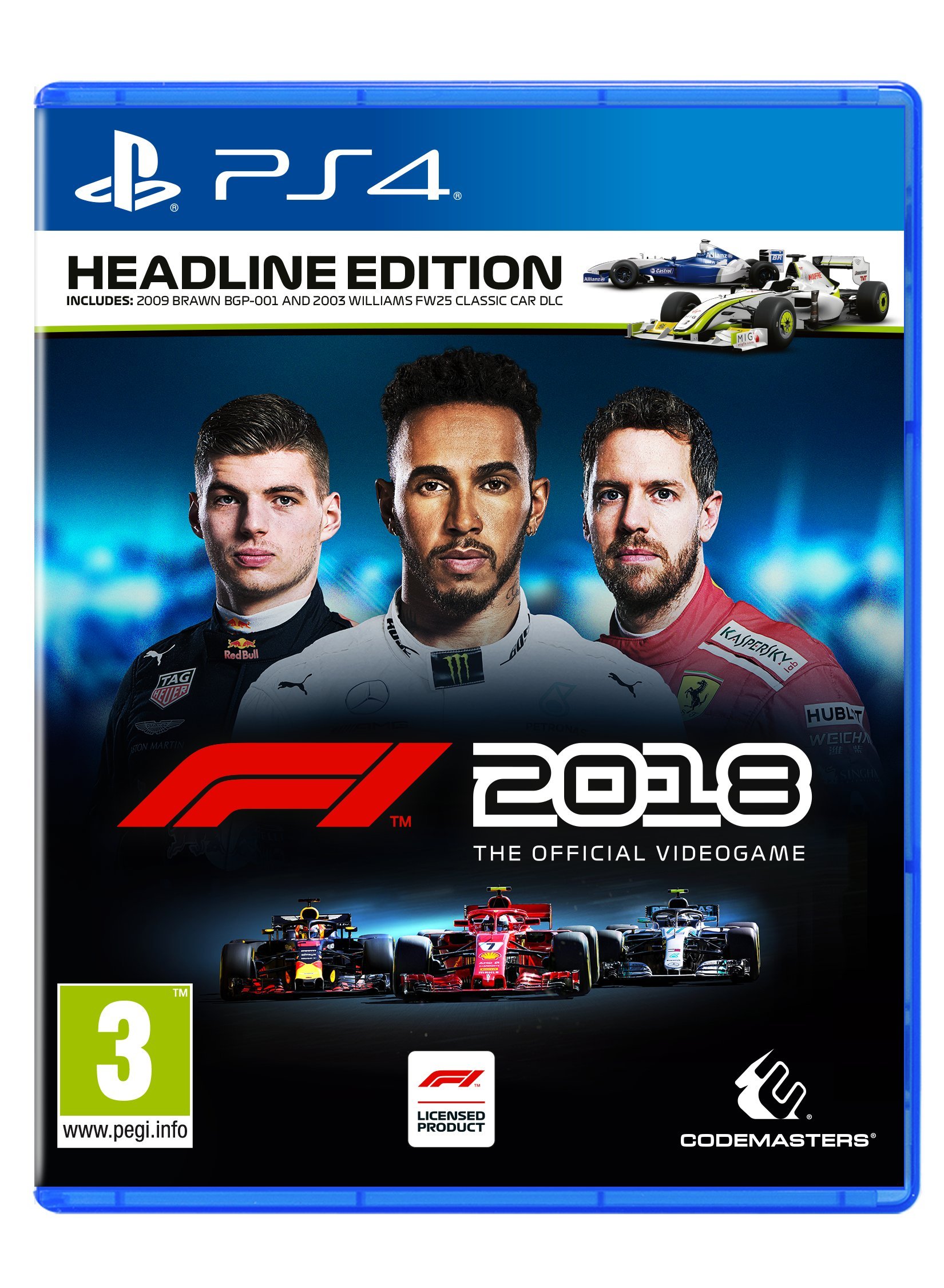 F1 2018 Headline Edition (PS4) 北米版 PS4 プレイステーション4 海外版ソフト｜Basqueバスク