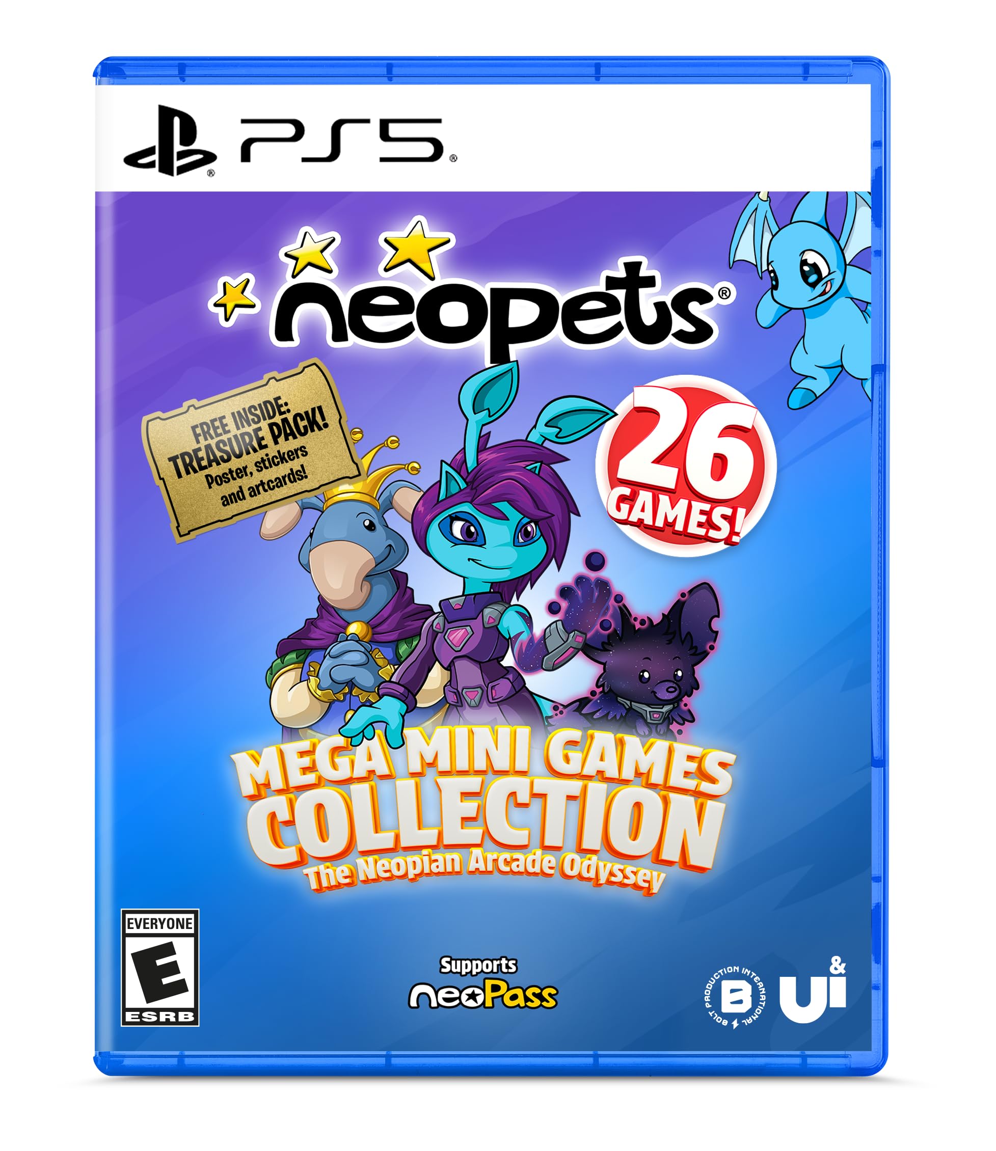 Neopets - Mega Mini Games Collection - The Neopian Arcade Odyssey - PlayStation 5 北米版 PS5 プレイステーション5 海外版ソフト｜Basqueバスク