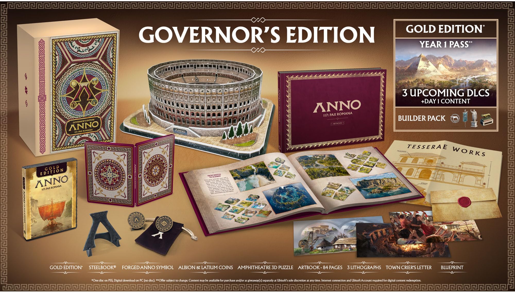ANNO 117: PAX ROMANA - GOVERNOR'S EDITION, PlayStation 5 北米版 PS5 プレイステーション5 海外版ソフト｜Basqueバスク