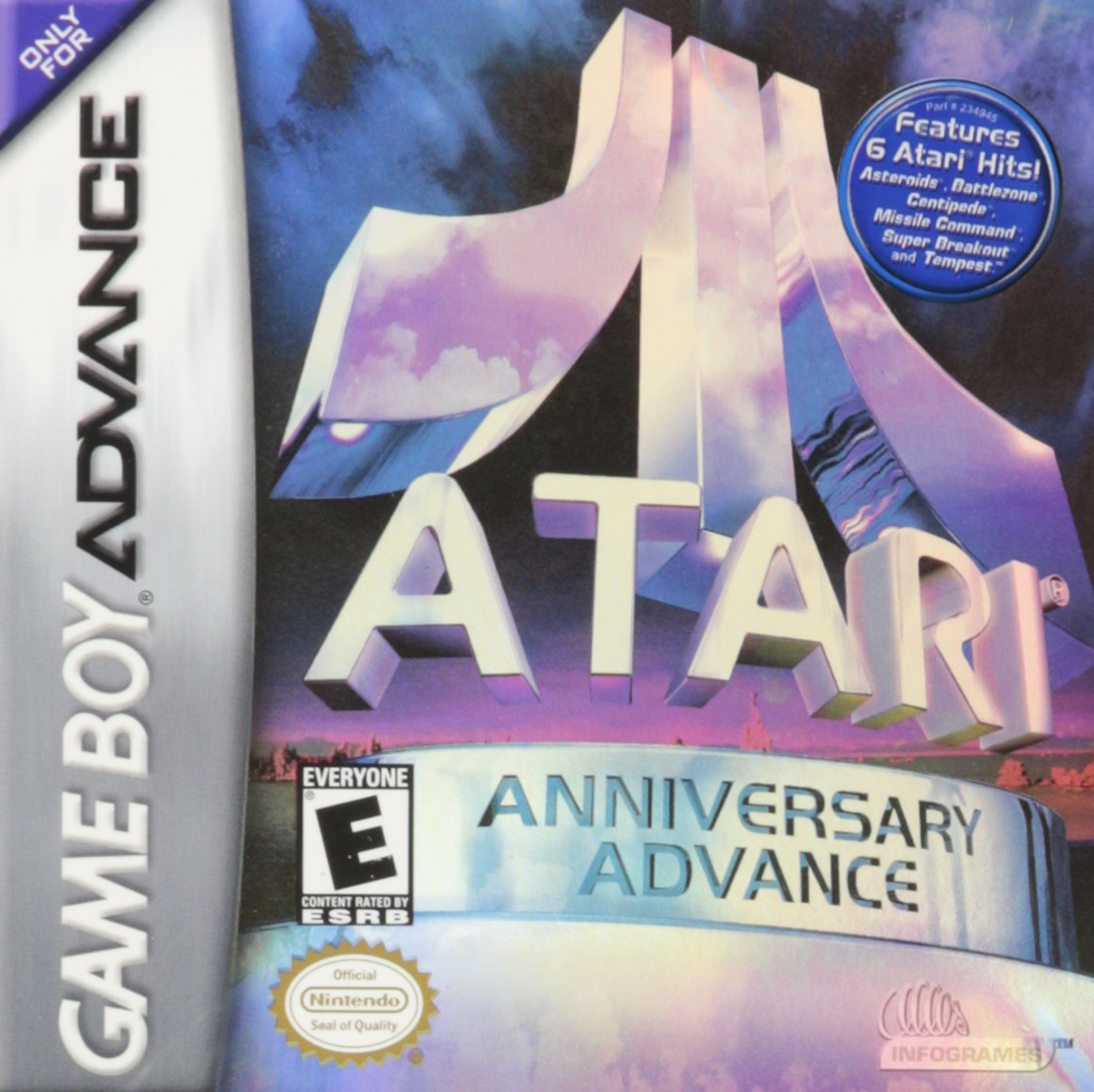 Atari Anniversary Advance 北米版 ゲームボーイアドバンス GBA 海外版ソフト｜Basqueバスク
