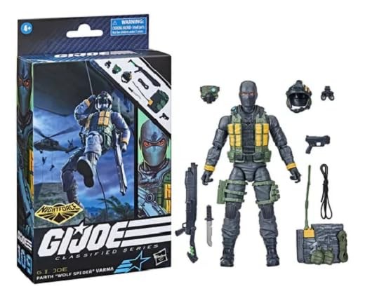 G.I.ジョー クラシファイドシリーズ ナイトフォース パース "ウルフスパイダー" ヴァルマ アクションフィギュア 可動フィギュア｜Basqueバスク