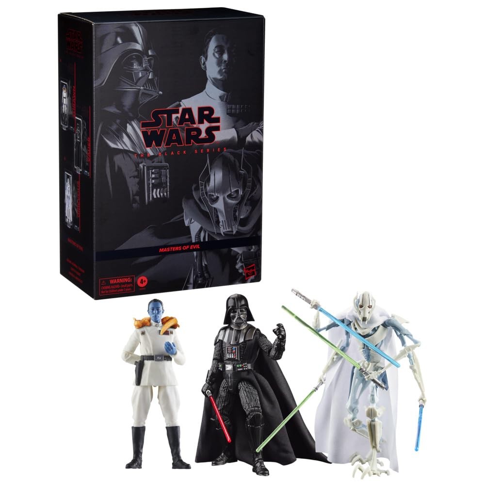 スターウォーズ ブラックシリーズ ダース・ベイダー スローン大提督 グリーヴァス将軍 アクションフィギュア 3体セット 6インチ 可動|Basqueバスク