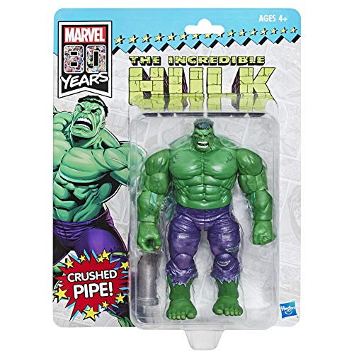マーベルレジェンド SDCC 2019限定 80周年記念 ハルク パイプ付き レトロ アクションフィギュア