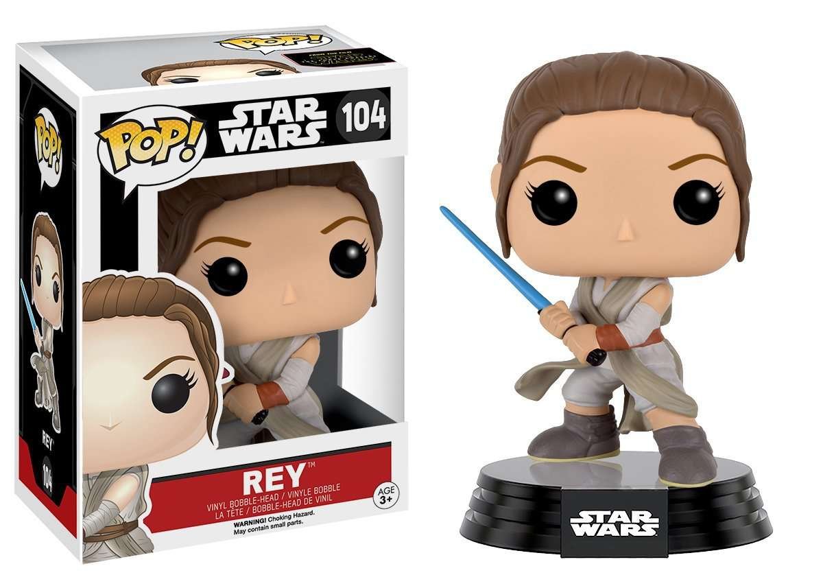 Funko Pop Star Wars エピソード7 フォースの覚醒 フィギュア レイ ライトセーバー付き