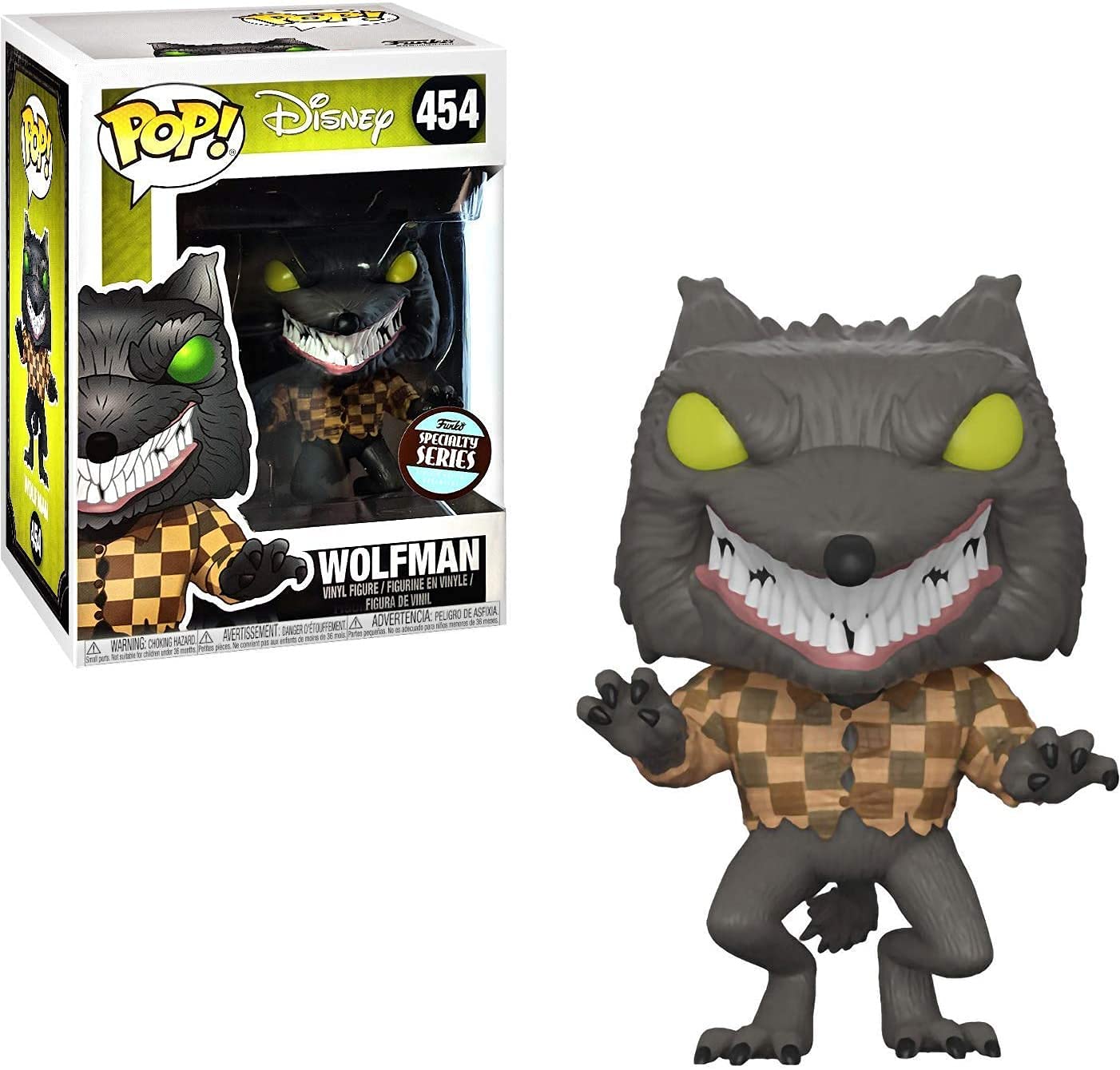 Funko 32842 Pop Disney ナイトメアー・ビフォア・クリスマス ウルフマン スペシャルティ グレー|Basqueバスク