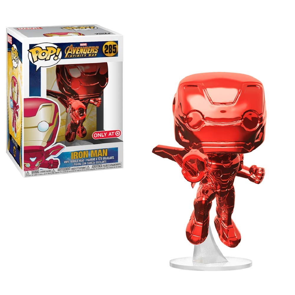 Funko Pop Infinity War アイアンマン レッドクローム ビニールフィギュア 10cm