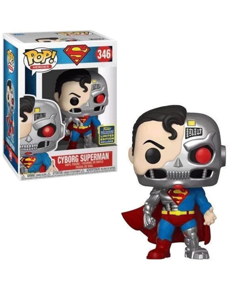 Funko Pop Heroes サイボーグスーパーマン SDCC 2020 限定 ビニールフィギュア 346|Basqueバスク