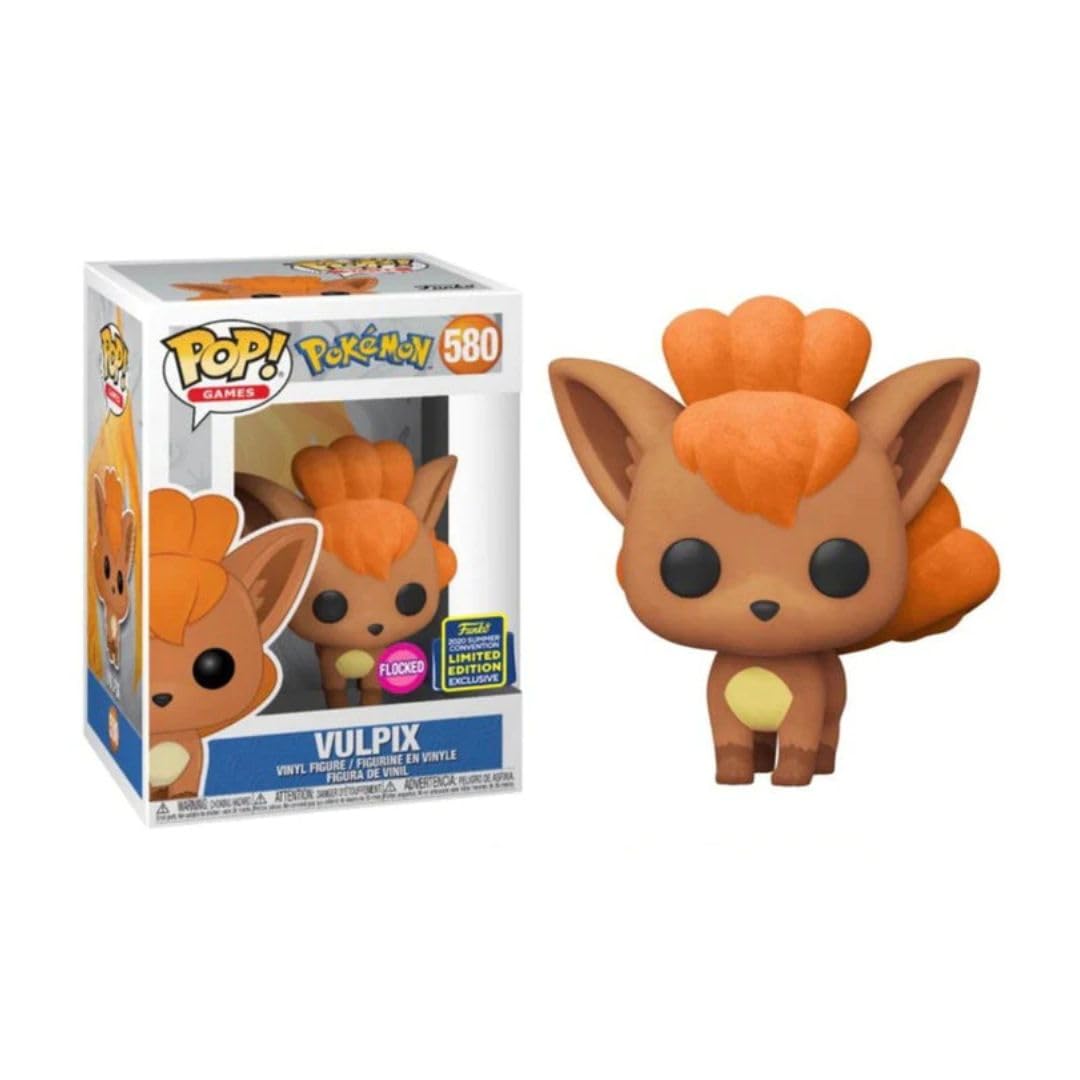 Funko Pop! Pokemon #580 Flocked Vulpix 2020年サマーコンベンション限定｜Basqueバスク