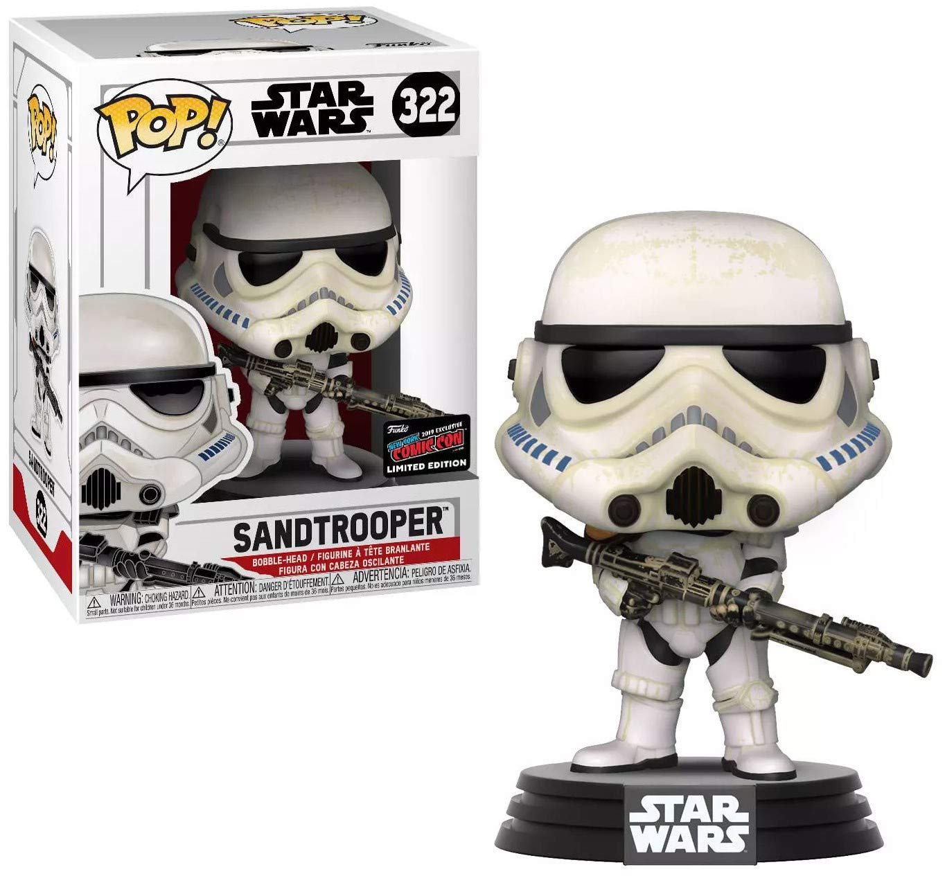 Pop Star Wars 3.75インチ アクションフィギュア Star Wars Sandtrooper #322 限定