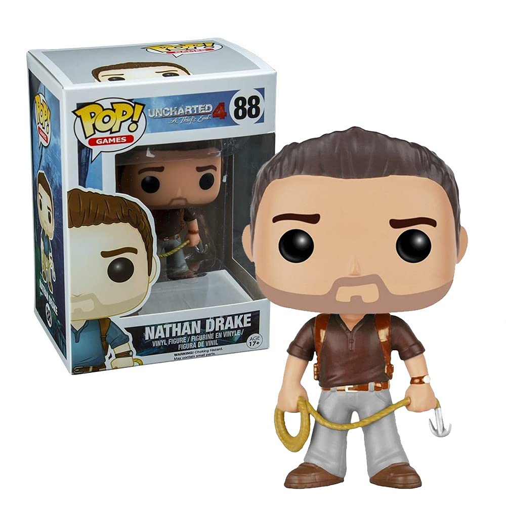 Funko POP! Games Nathan Drake Uncharted 4 Brown Shirt ビニールフィギュア #88 限定｜Basqueバスク