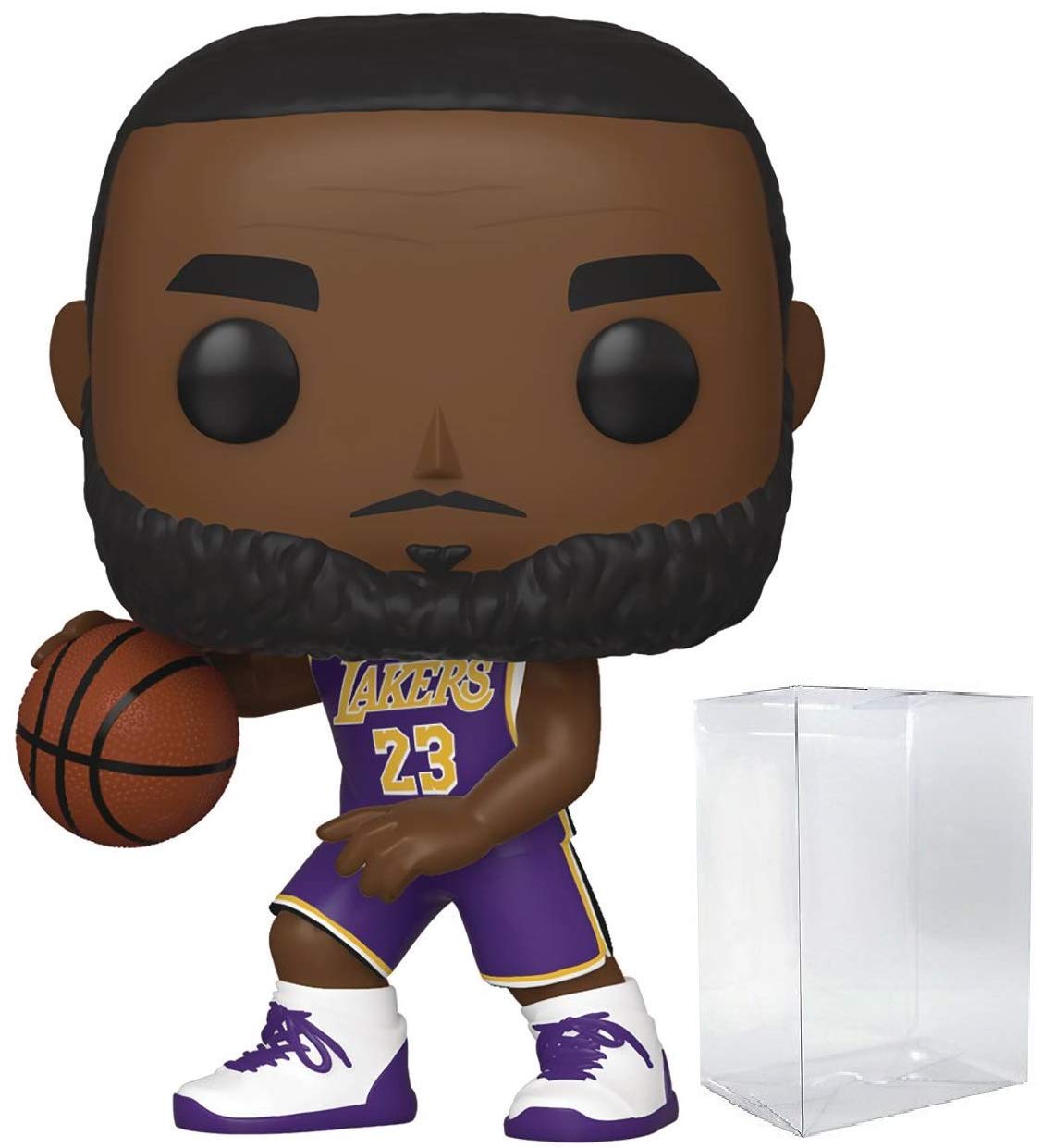 Lebron James LA Lakers Purple Jersey POP! Sports NBA アクションフィギュア