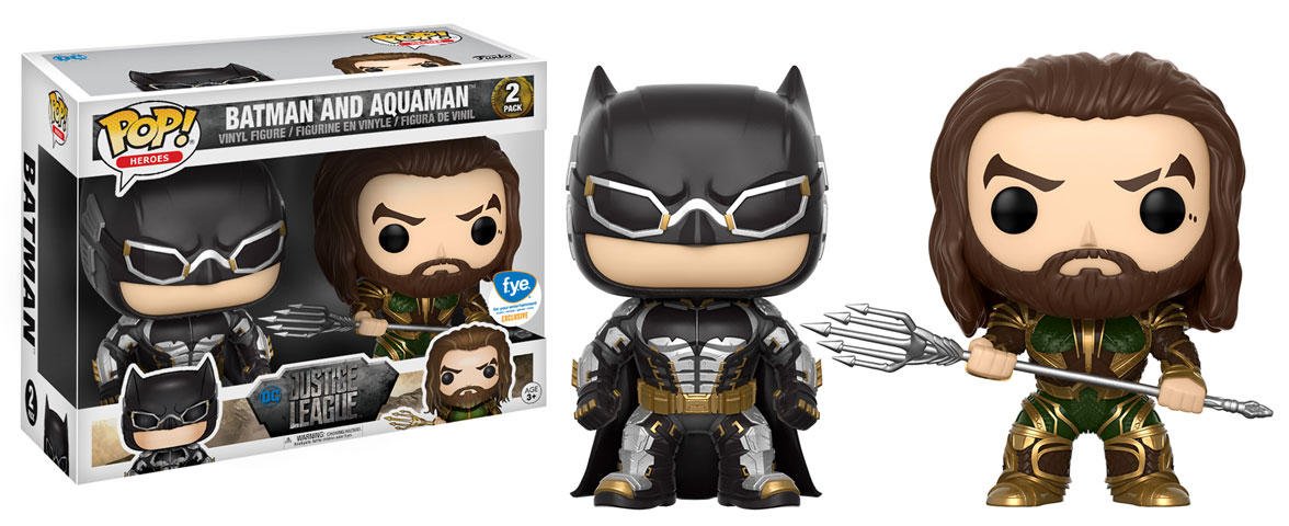 Funko Pop! Vinyl Movie Justice League Batman + Aquaman 限定版