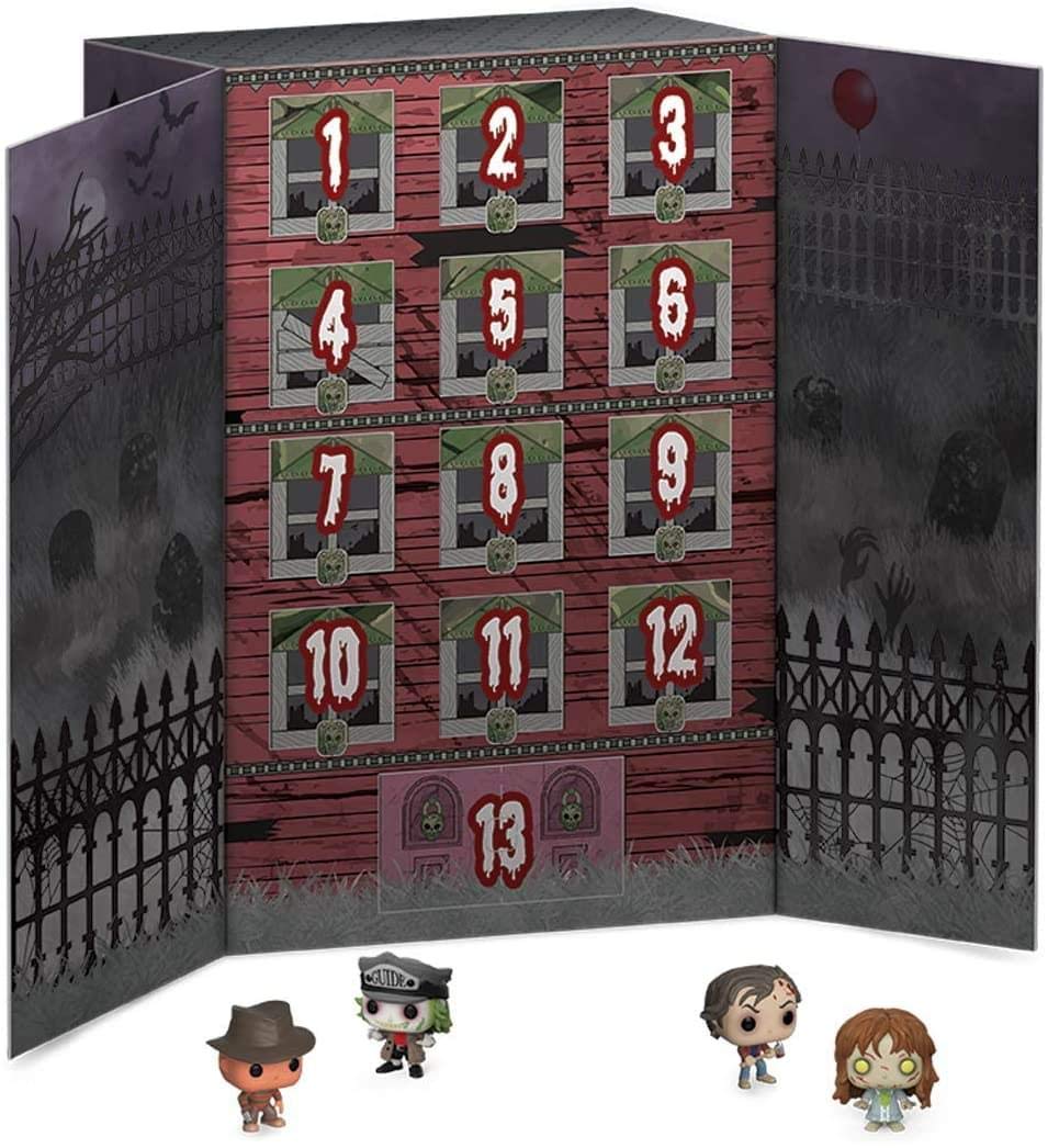 Funko Advent Calendar: 13 Day Spooky Halloween Countdown Calendar 13 Pocket Pop! Horror Franchise ビニールフィギュア