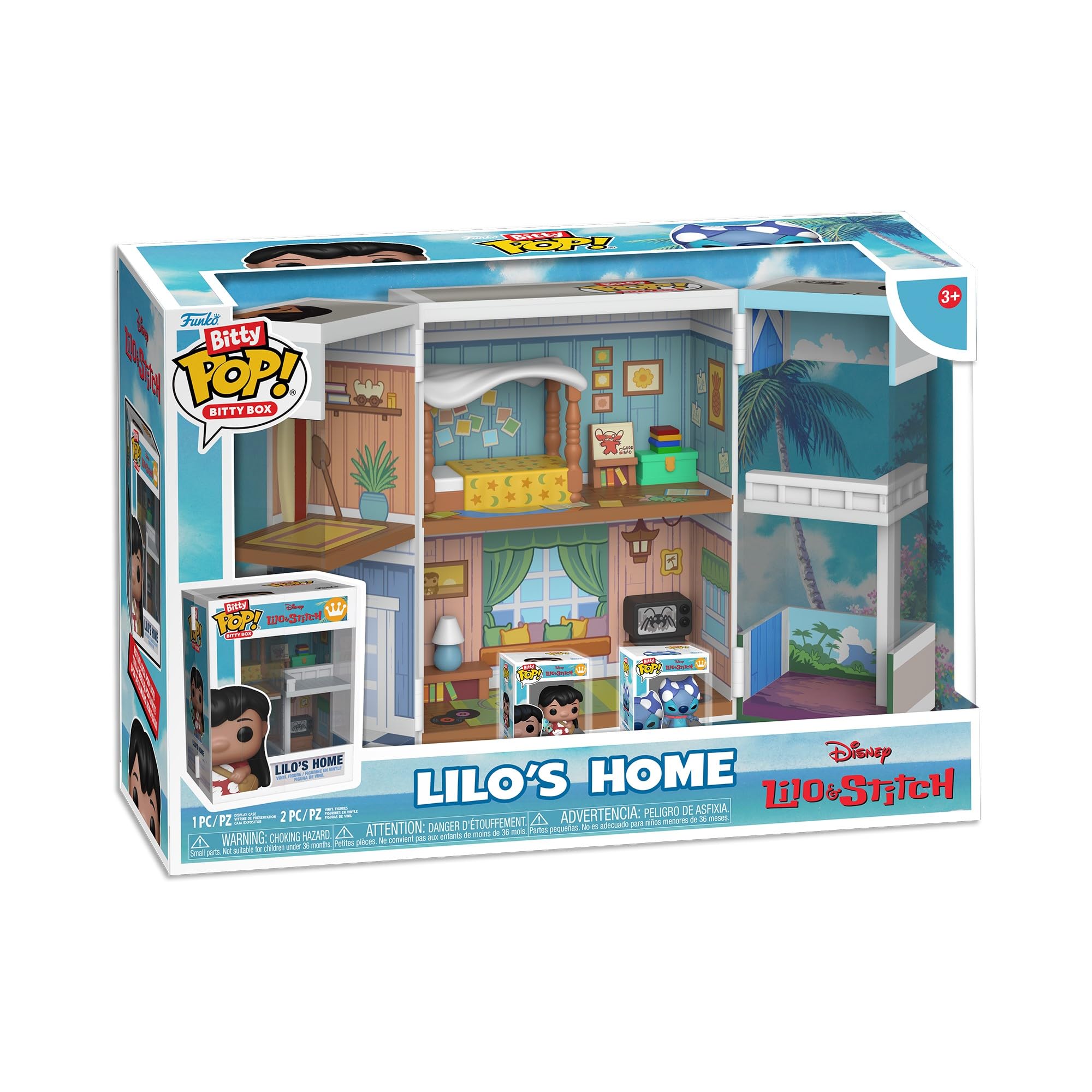 Funko Pop Bitty Boxes: Lilo and Stitch Lilo's Home コレクティブルビニールフィギュア カートゥーン/アニメファン向け