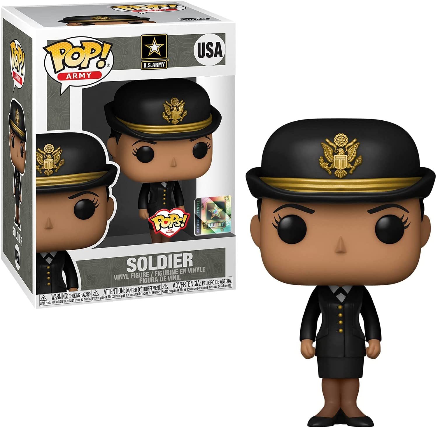【楽天市場】Funko Pop Pops with Purpose Military U.S. Army 女性兵士:Basqueバスク
