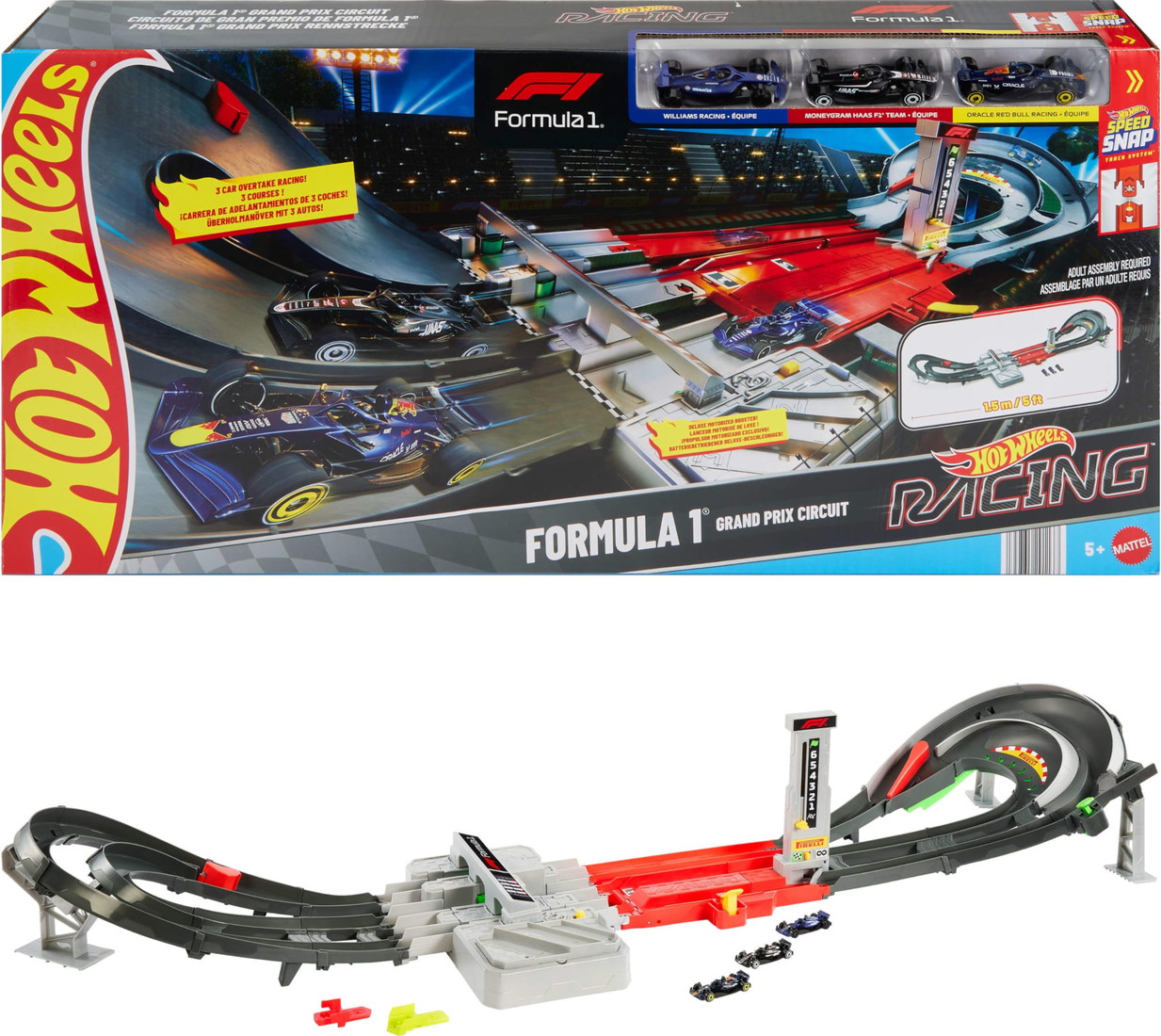 Hot Wheels ミニカー トラック セット Formula 1 グランプリ サーキット 3台のダイキャスト ミニカー 18,504円