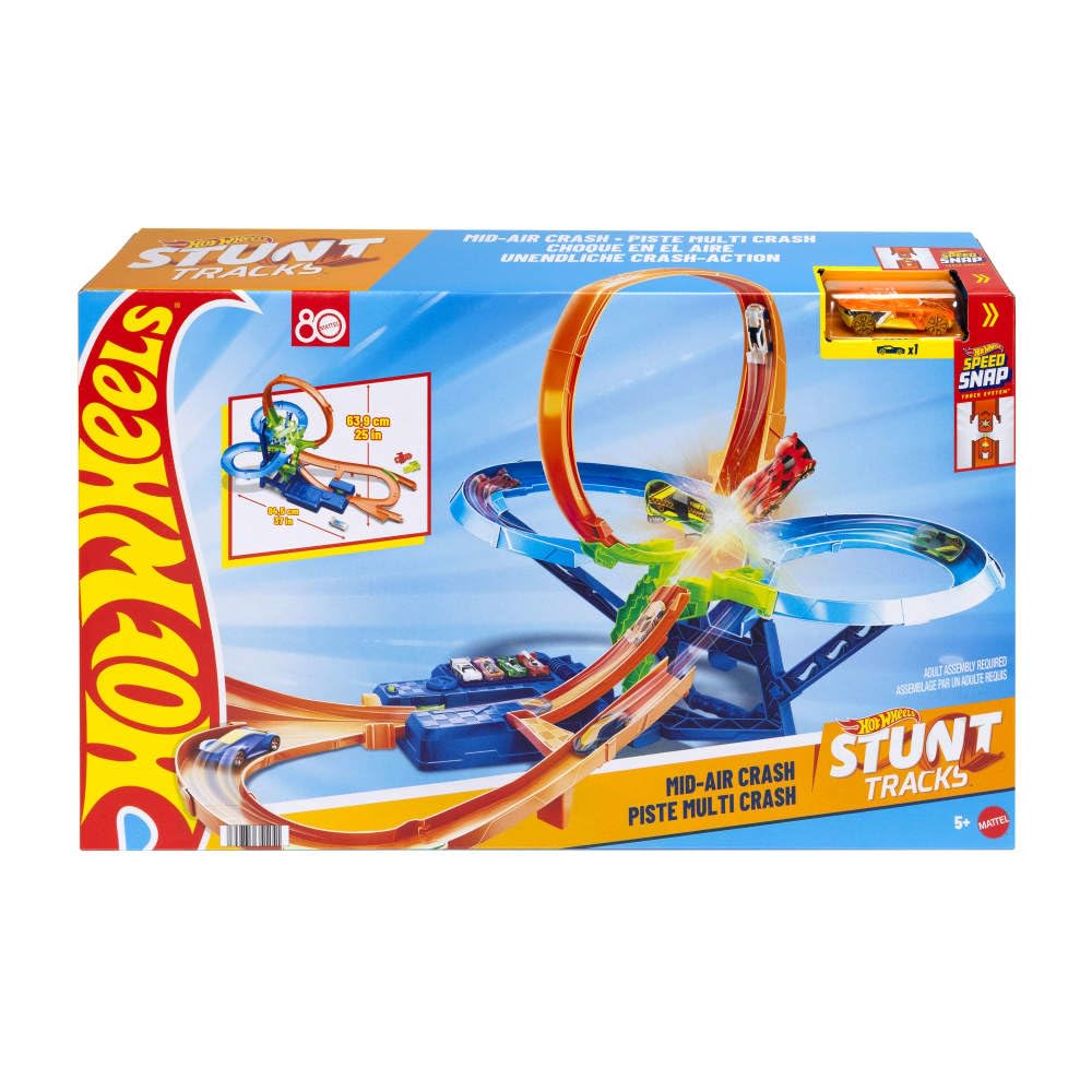 Hot Wheels ミニカー トラック セット スタント トラック ミッドエアー クラッシュ モーターブースター 11,410円