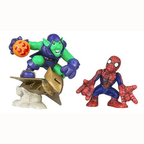 Marvel スーパーヒーロー スクワッド シリーズ14 ミニ 3インチ フィギュア 2パック スパイダーマン グリーンゴブリン