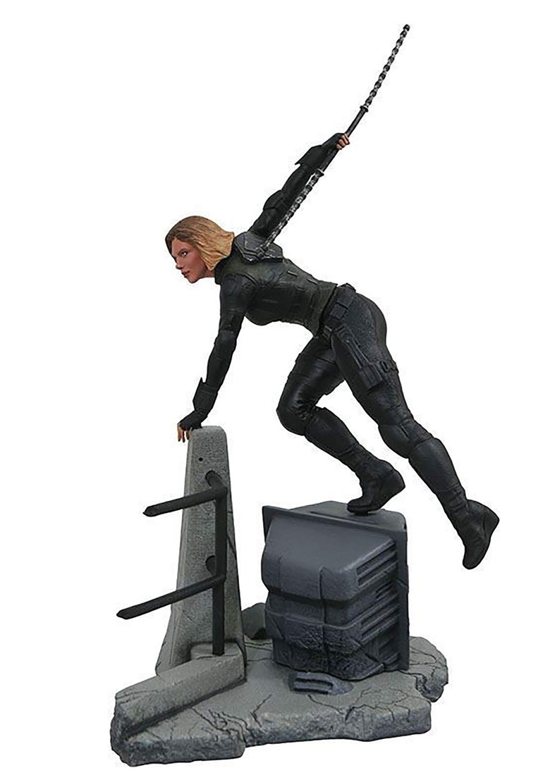 Diamond Select Toys Marvel ギャラリー アベンジャーズ インフィニティウォー ブラックウィドウ PVC ジオラマ