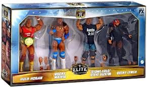 WWE THEN NOW FOREVER TOGETHER アクションフィギュア 4体セット