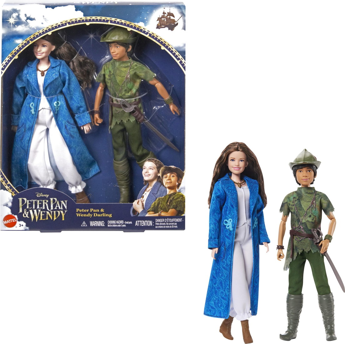 マテル Disney Peter Pan & Wendy ピーターパンとウェンディ 2ドール コレクション|Basqueバスク