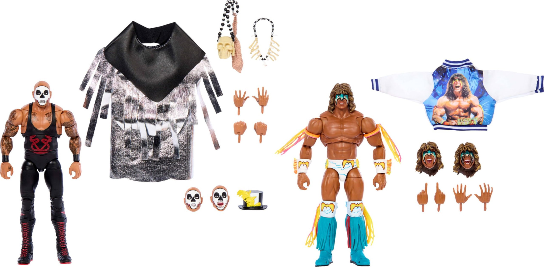 マテル WWE アルティメット エディション 2パック アルティメット ウォリアーとパパ シャンゴ｜Basqueバスク