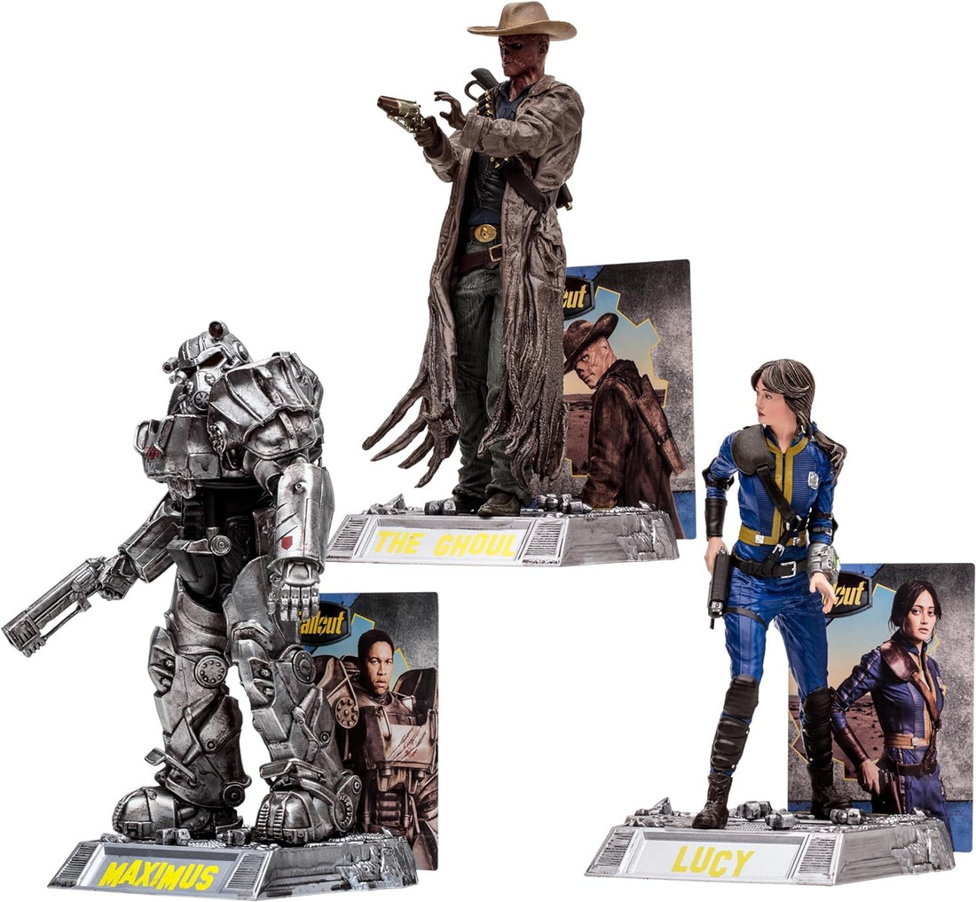 McFarlane Toys Fallout フィギュア 3体セット Lucy Maximus The Ghoul 6インチ アクションフィギュア 29,965円