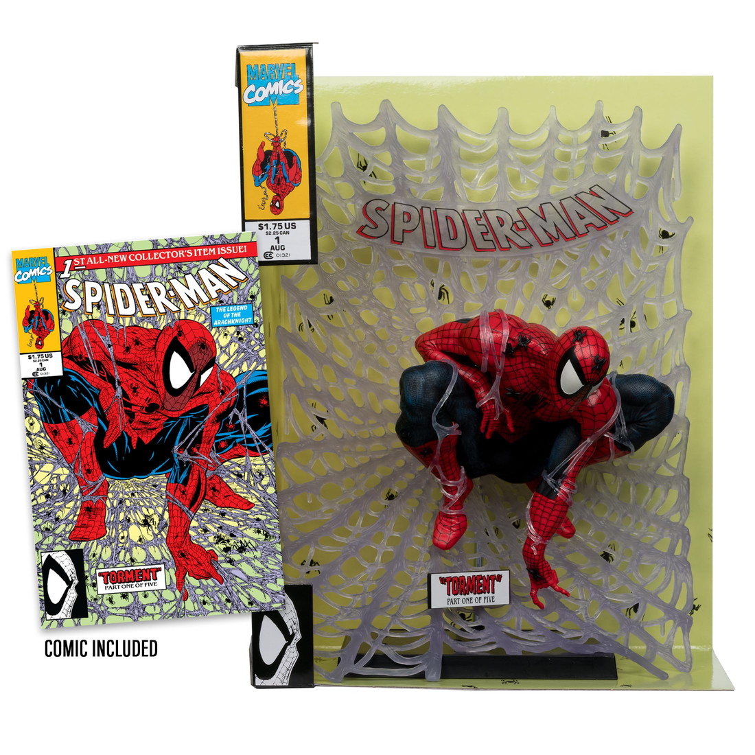 McFarlane Toys Marvel Spider-Man 1/6スケール コレクティブル フィギュア ジオラマベース付属｜Basqueバスク