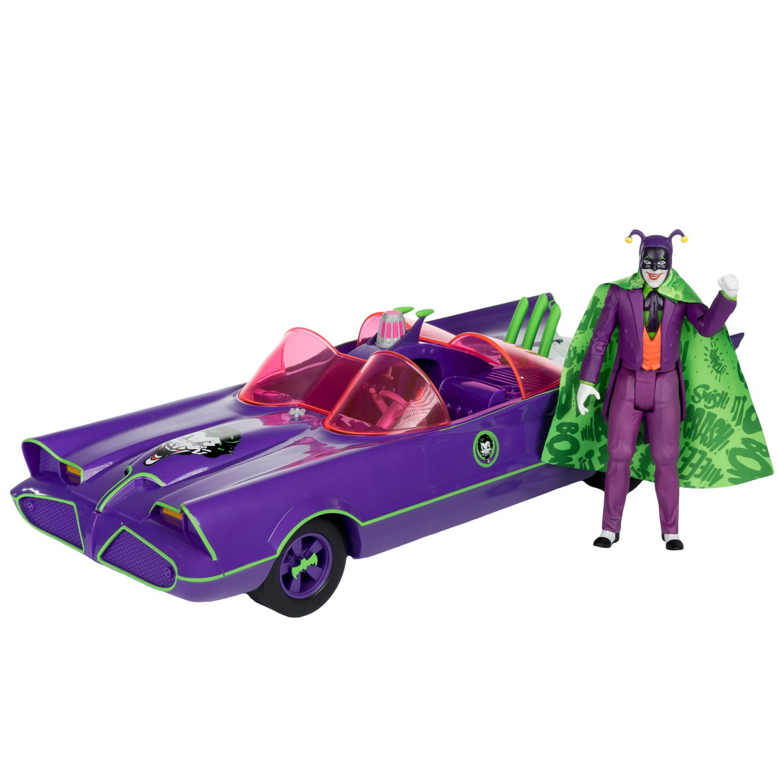 McFarlane Toys DC Retro バットモービル & ジョーカー フィギュア 2体セット バットマン 66年版｜Basqueバスク