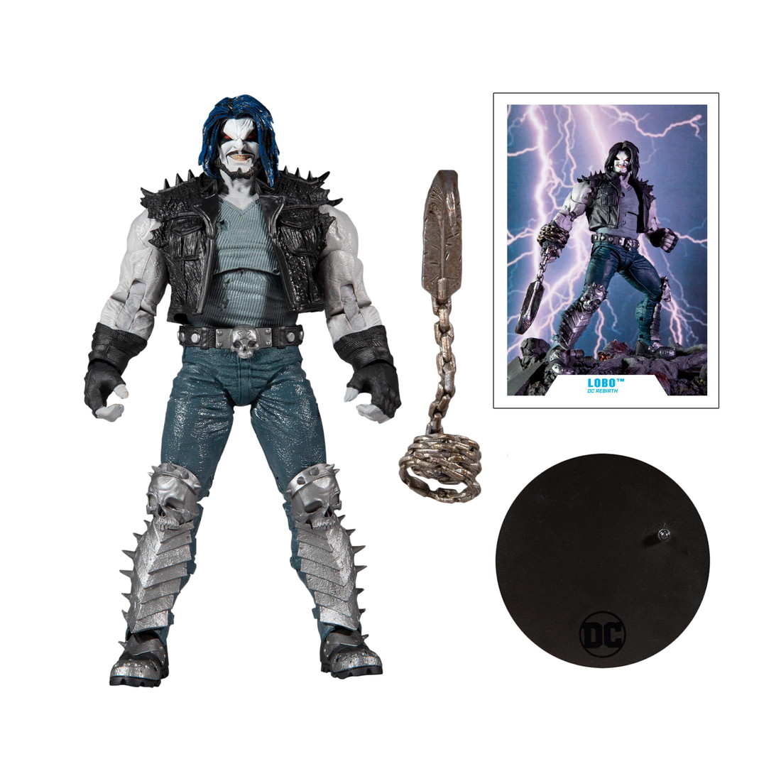 McFarlane Toys DC Multiverse Lobo アクションフィギュア DC Rebirth 18cm｜Basqueバスク
