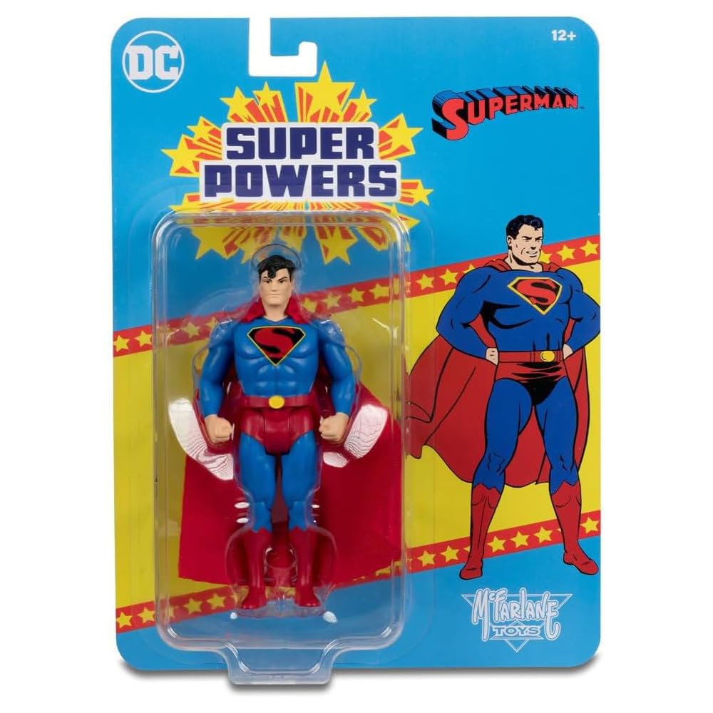 DC Direct Super Powers スーパーマン フィギュア Fleischer Variant版 5インチ｜Basqueバスク
