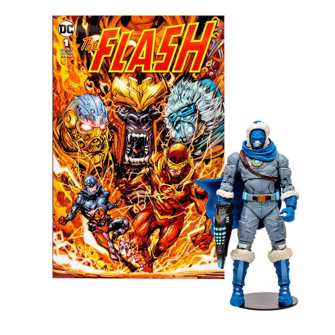 McFarlane Toys DC Direct Captain Cold フィギュア 7インチ コミック付き