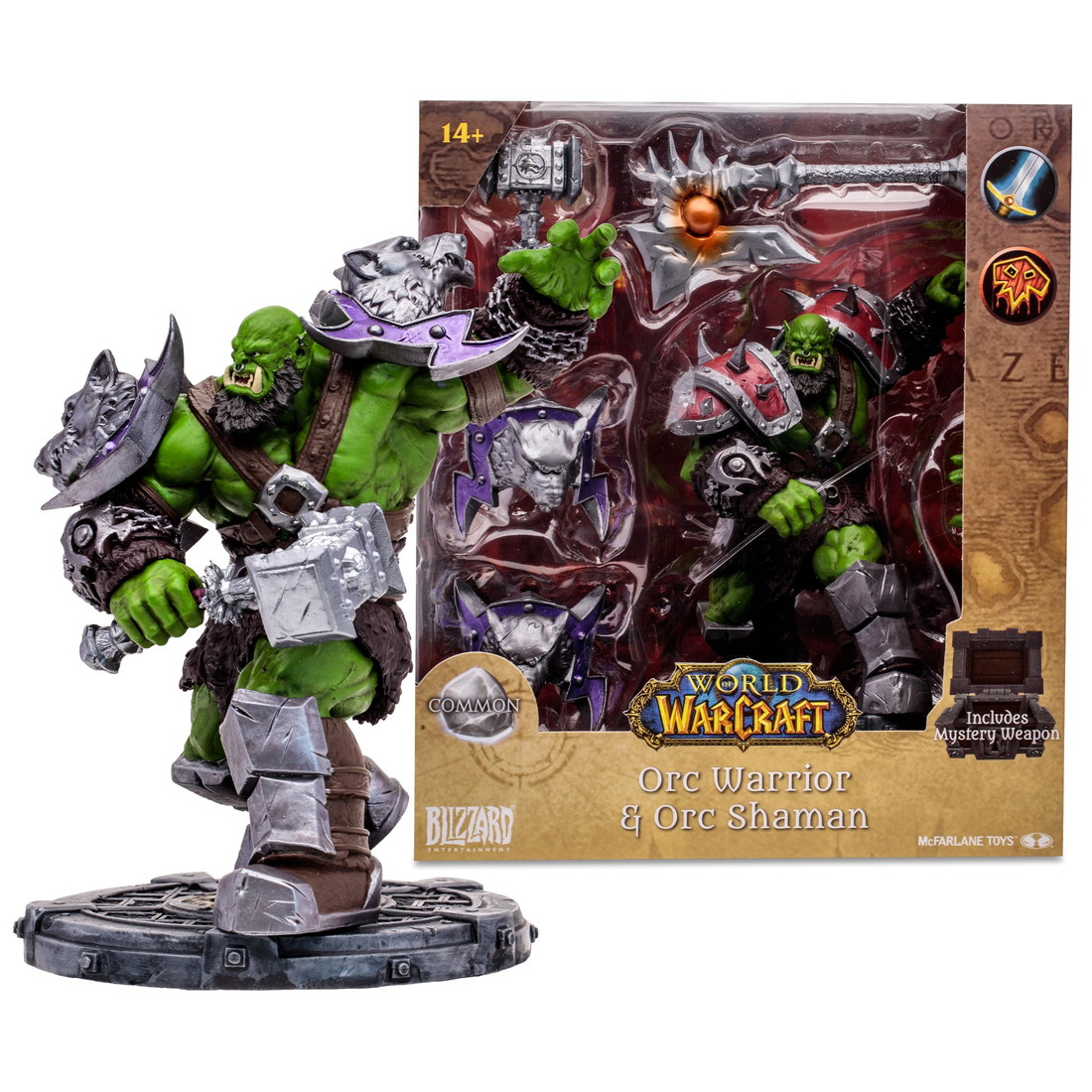 McFarlane Toys World of Warcraft オーク ウォリアー シャーマン 1/12スケール フィギュア
