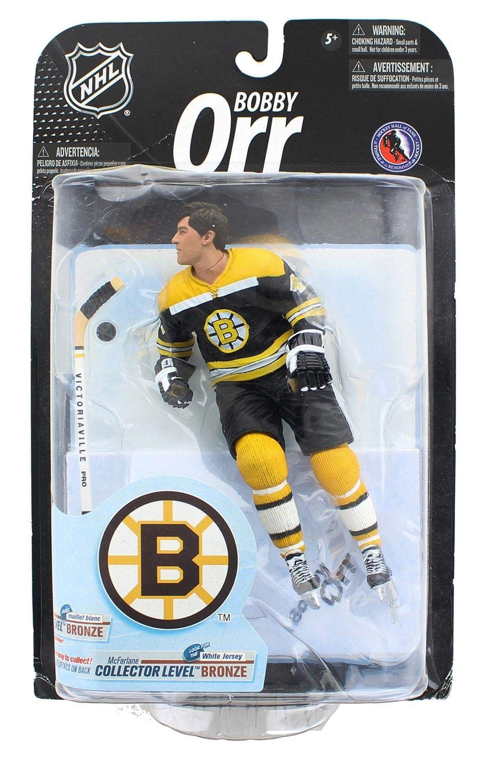 McFarlane NHL Bobby Orr フィギュア ボストン・ブルーインズ ホワイトジャージ チェイス版 限定1000体