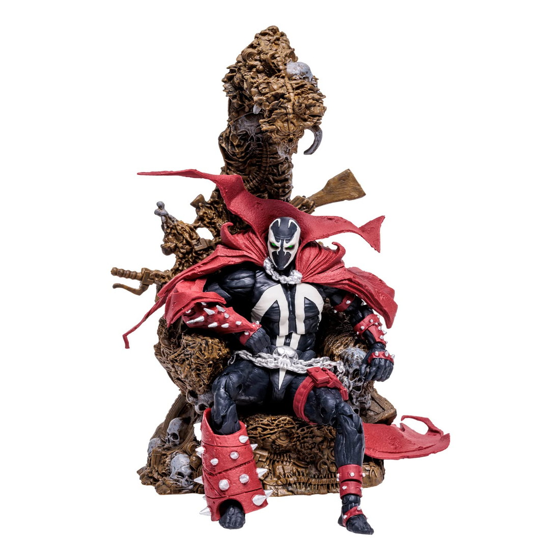 McFarlane Toys Spawn アクションフィギュア デラックスボックスセット 7インチ スポーン 椅子付き