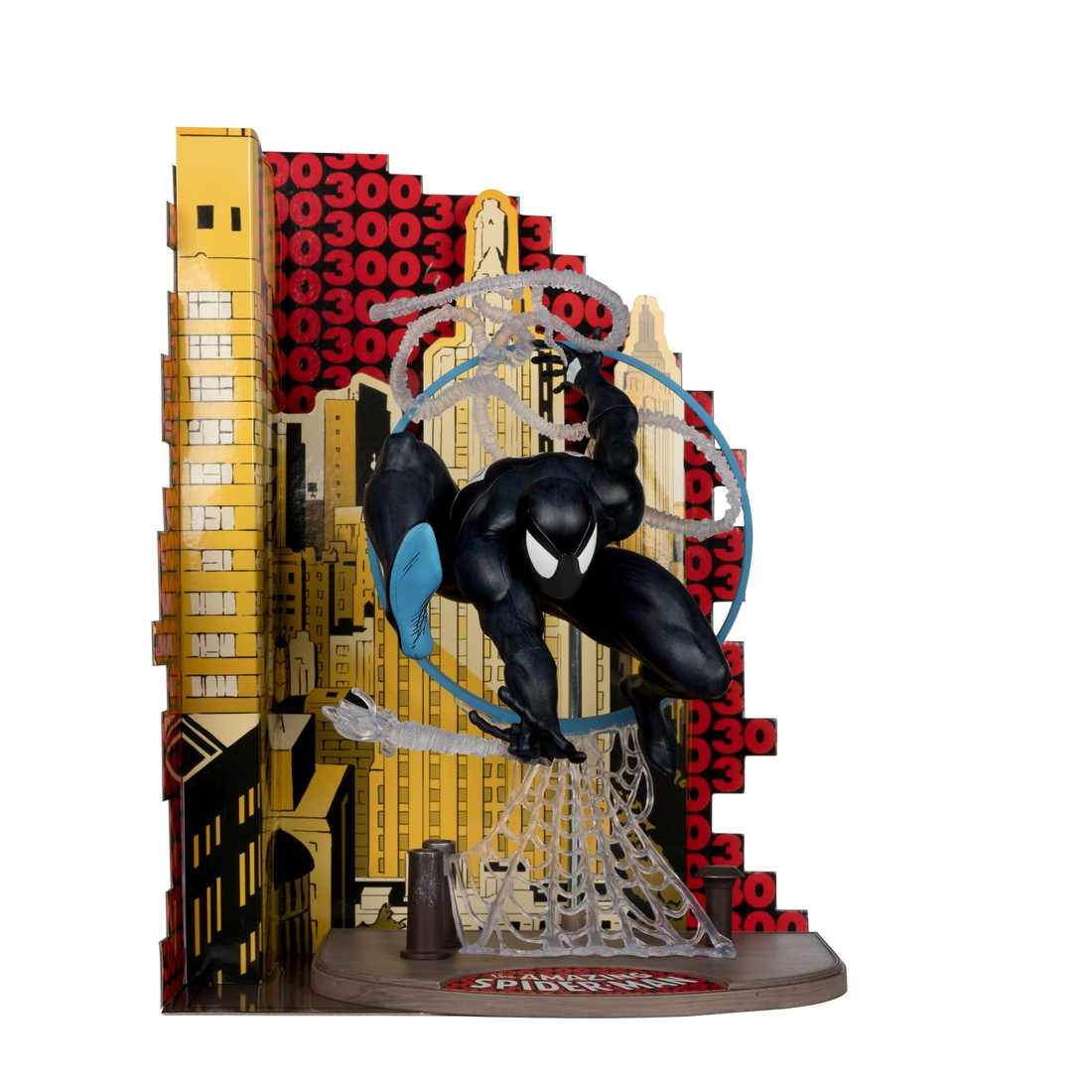 McFarlane Toys Marvel スパイダーマン シンビオートスーツ 1/6スケール コレクティブルフィギュア ジオラマ台座付｜Basqueバスク