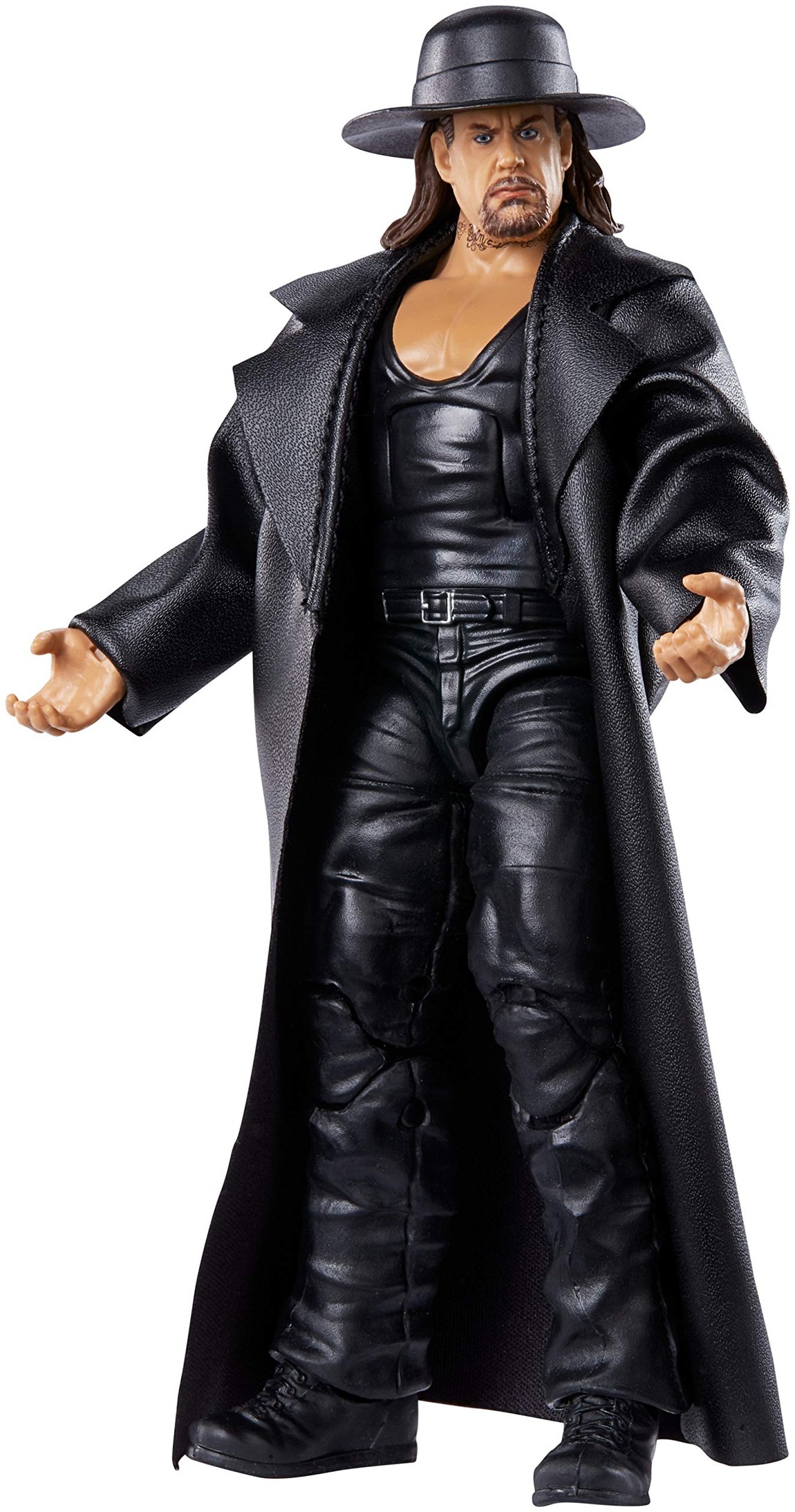 WWE レッスルマニア エリートコレクション アンダーテイカー アクションフィギュア 交換用パーツ 帽子 コート付属|Basqueバスク