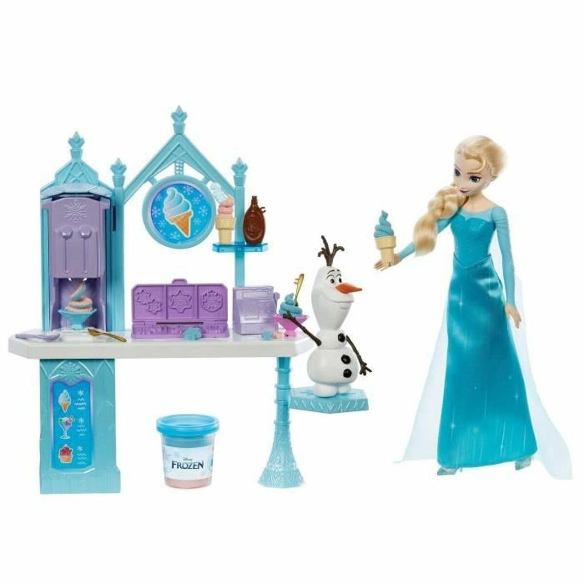 ディズニー アナと雪の女王 エルサ オラフ デザート プレイセット ドール フィギュア 粘土遊び お菓子作り 着せ替え人形｜Basqueバスク